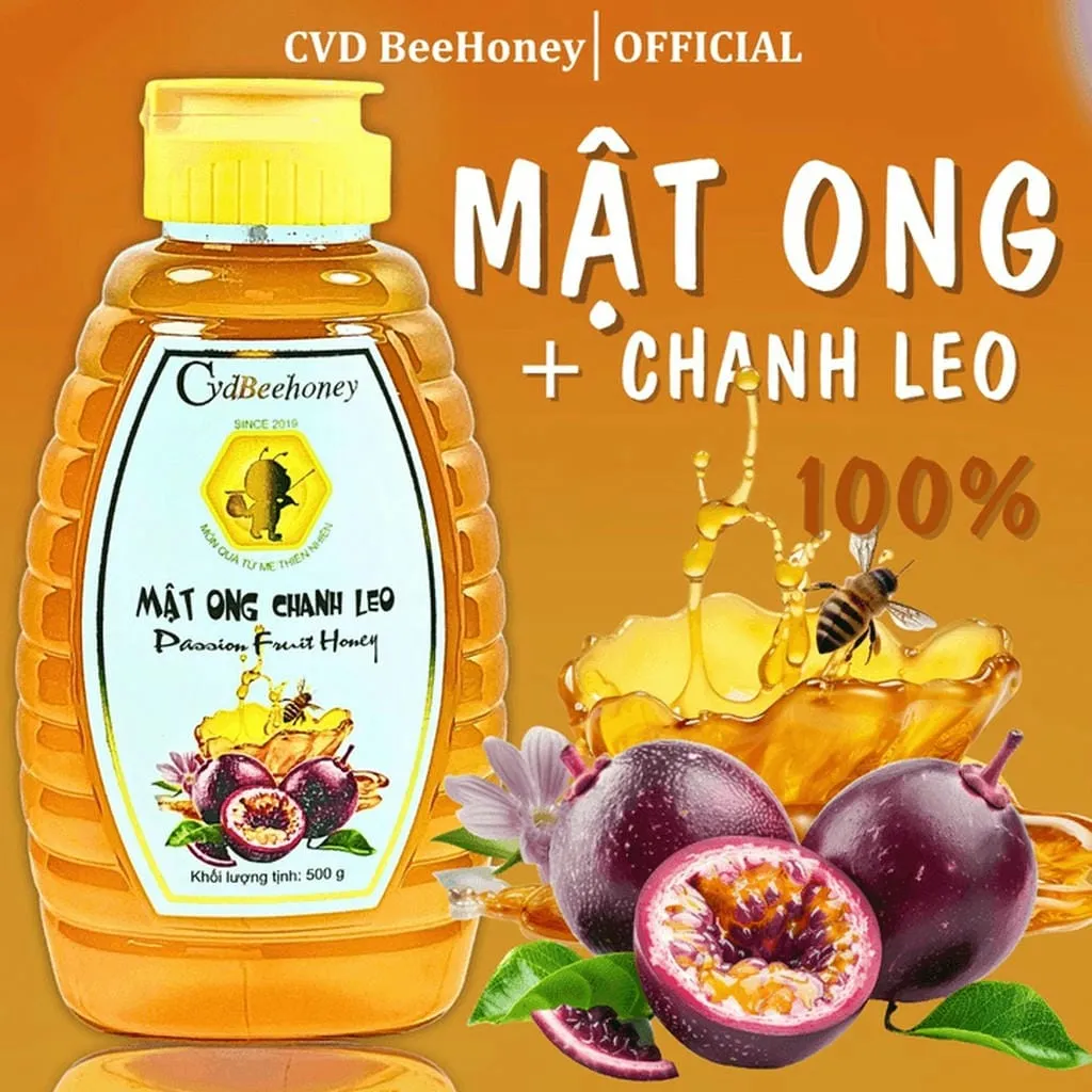 Mật Ong Chanh Leo 500g - Cvdbeehoney