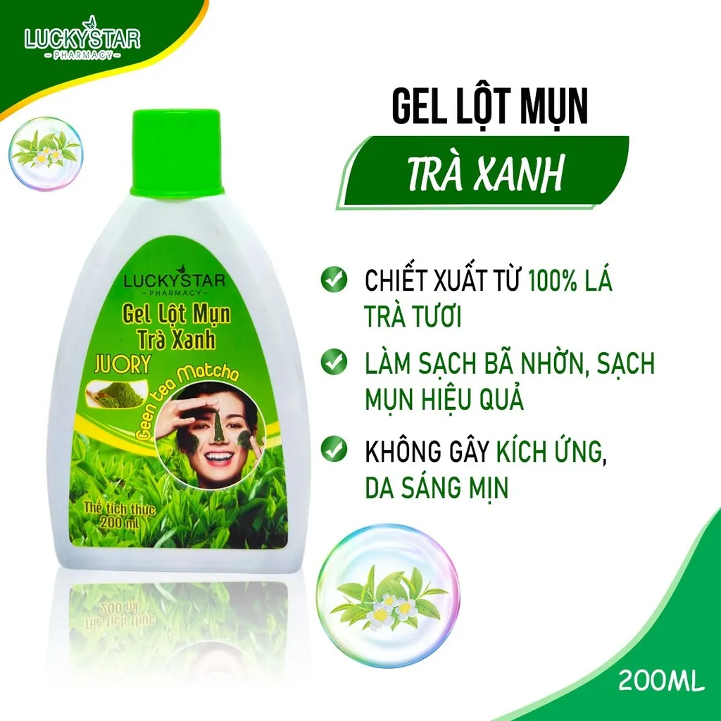 Gel Lột Mụn Trà Xanh - Lucky Star