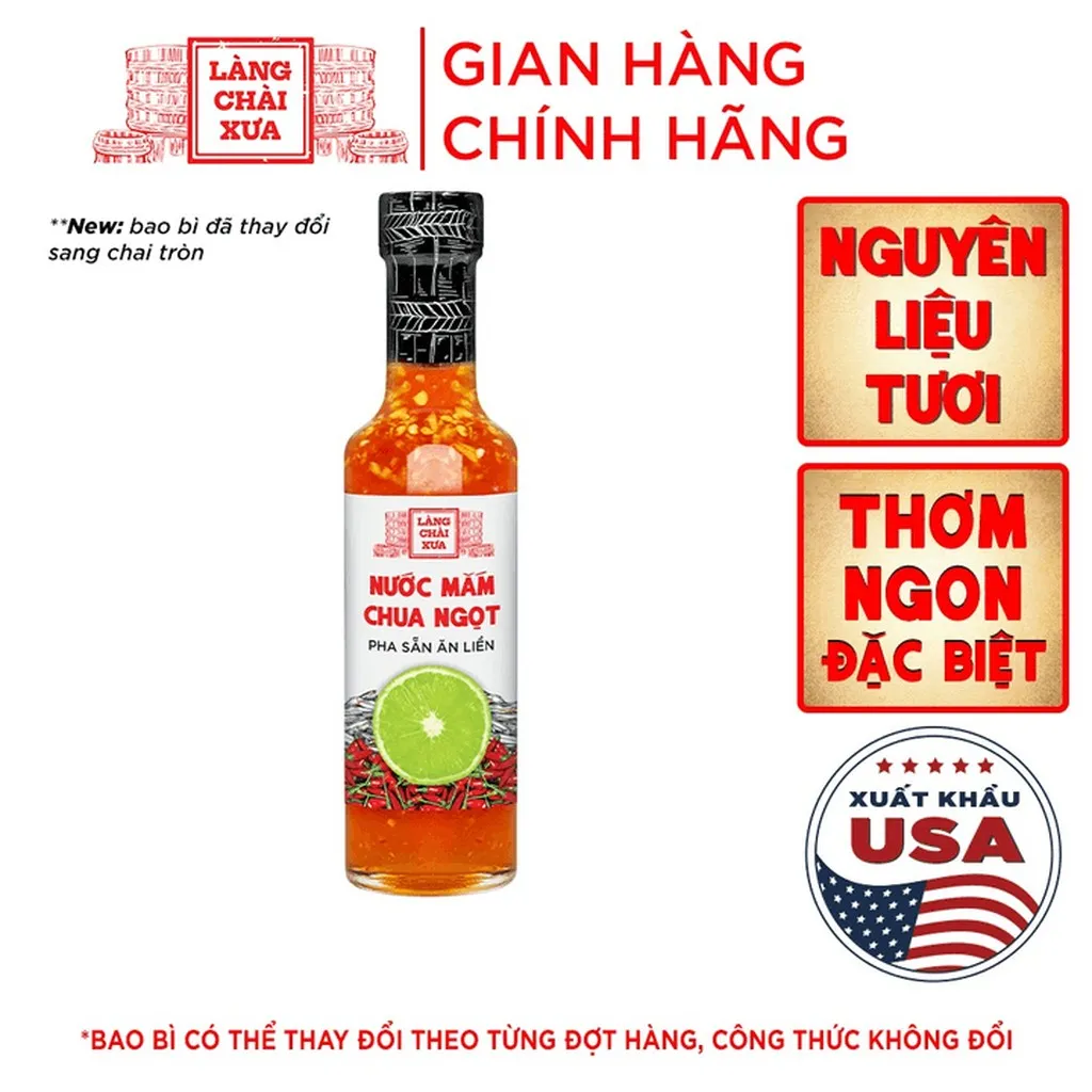 Nước Mắm Chua Ngọt Cao Cấp 300g - Làng Chài Xưa