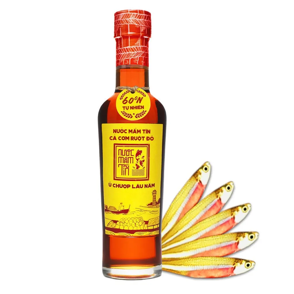 Alternative view of Combo 2 Chai Nước Mắm Tĩn Cá Cơm Ruột Đỏ Độ Đạm 60n 250ml - Nước Mắm Tĩn