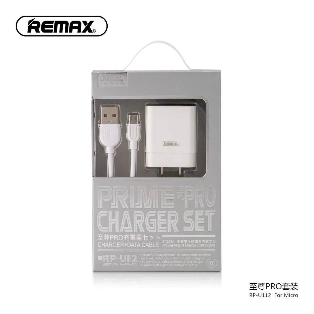 Combo Củ Sạc Cáp Micro Rp-u112 - Remax