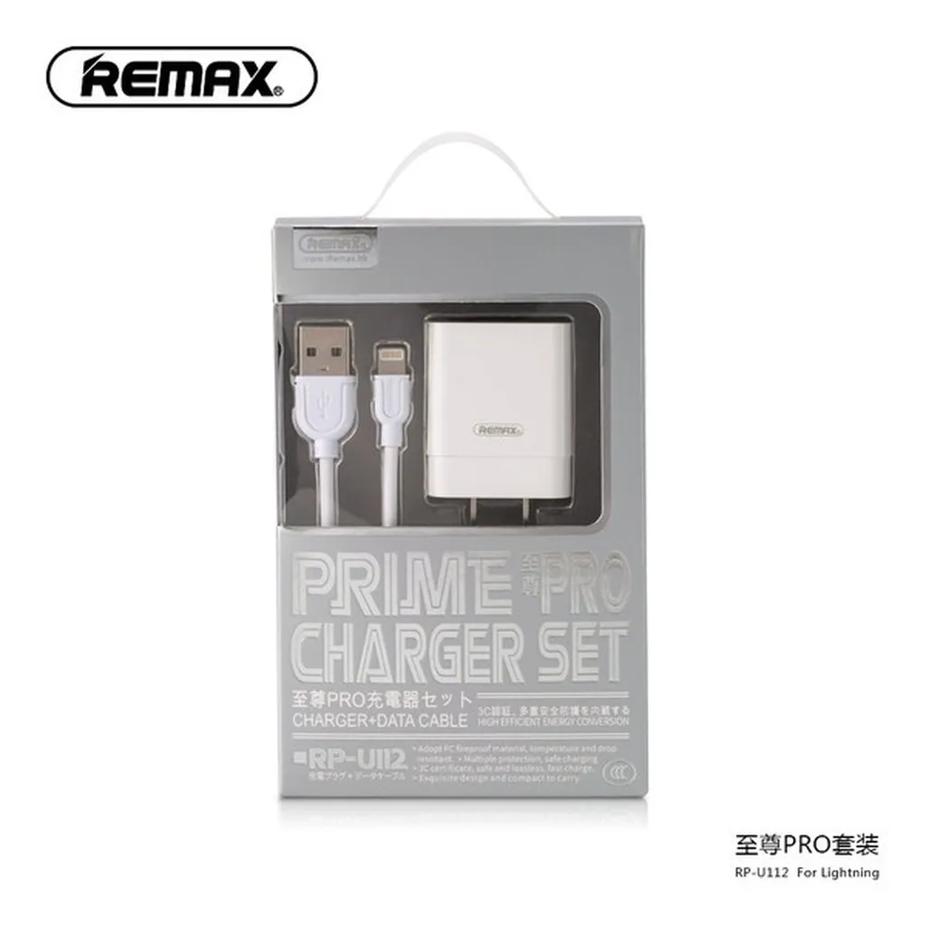Combo Củ Sạc Cáp Lightning Rpu112 - Remax