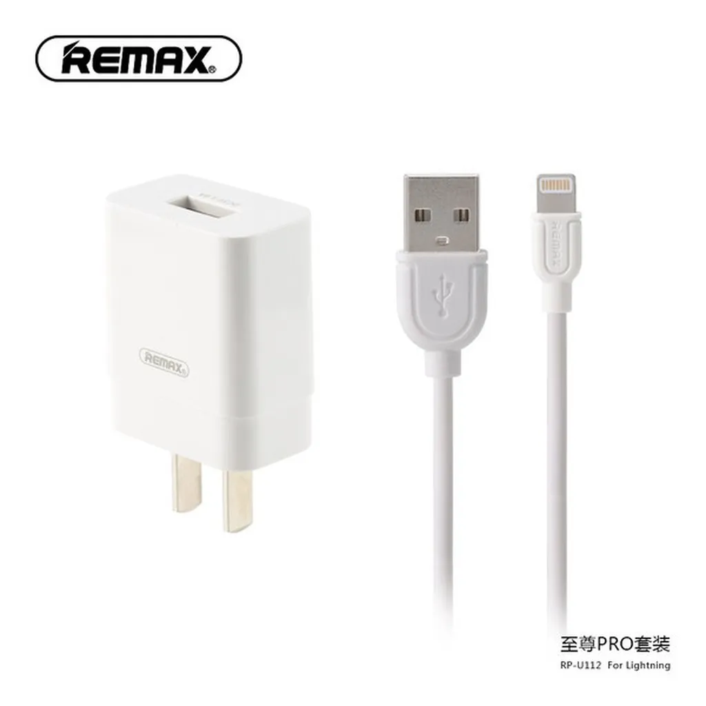 Alternative view of Combo Củ Sạc Cáp Lightning Rpu112 - Remax