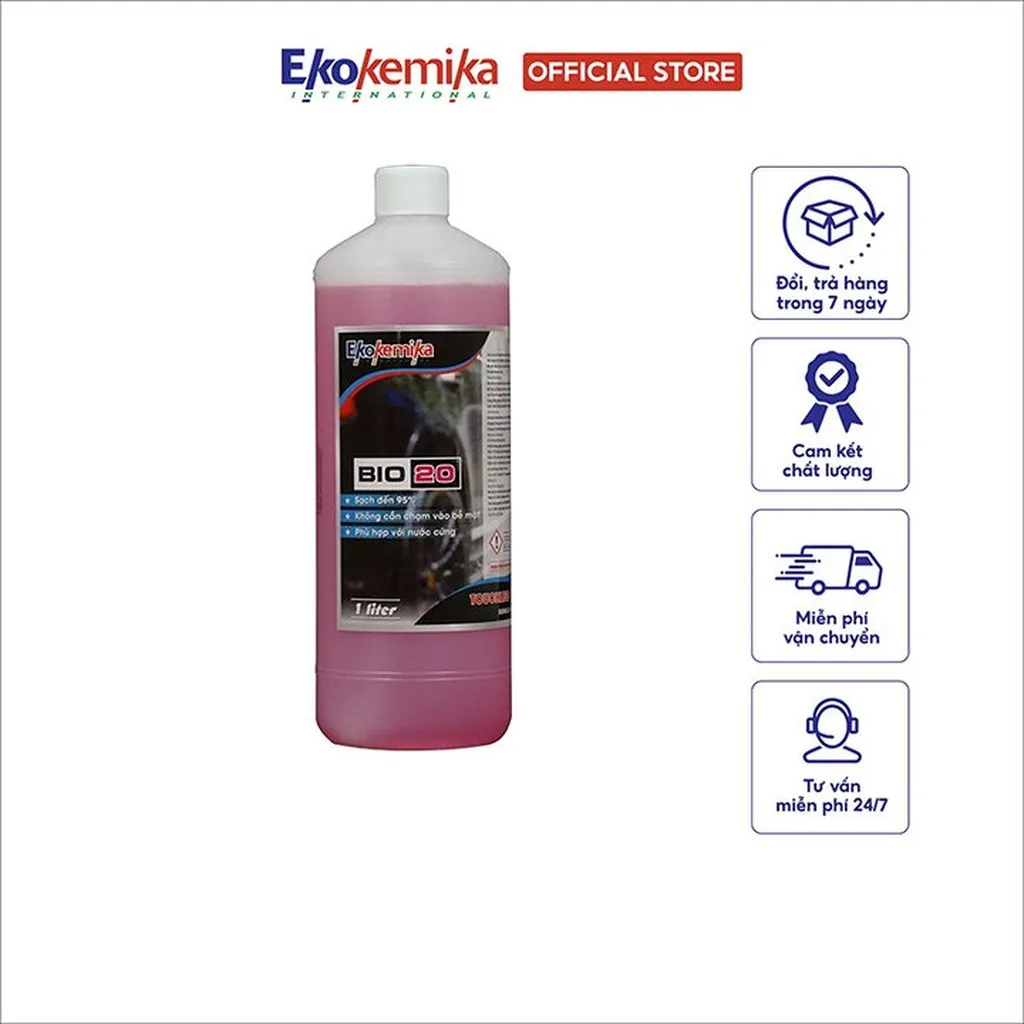 Dung Dịch Rửa Xe Không Chạm Bio 20 - 1l Thương Hiệu Ekokemika