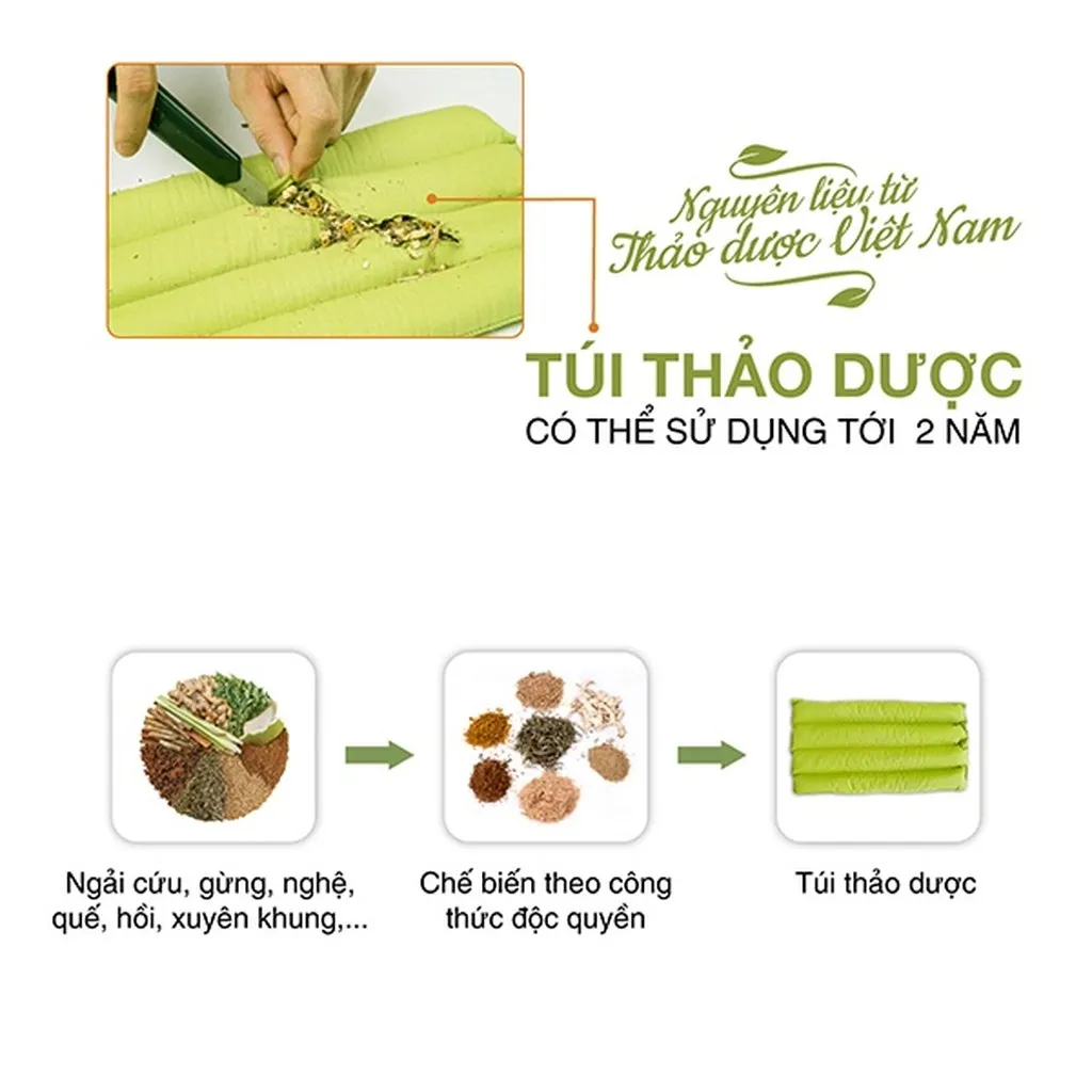 Alternative view of Túi Chườm Thảo Dược Lưng Bụng - Hapaku