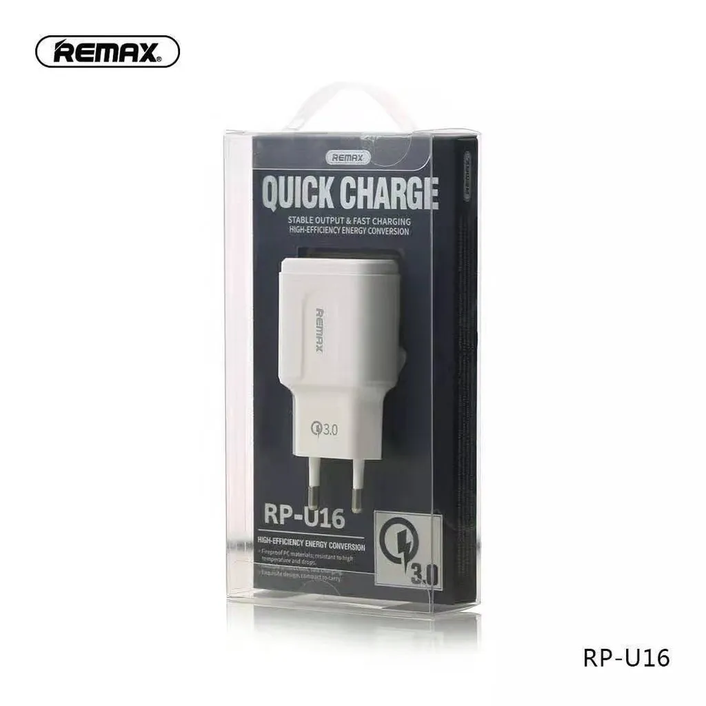 Alternative view of Củ Sạc Nhanh 3.0a-15w U16 - Remax