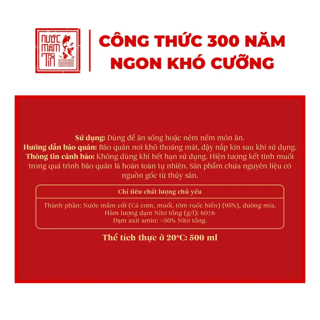 Alternative view of Combo 2 Bình Gốm Nước Mắm Tĩn Tôm Biển Truyền Thống 60n Đạm 500ml - Nước Mắm Tĩn