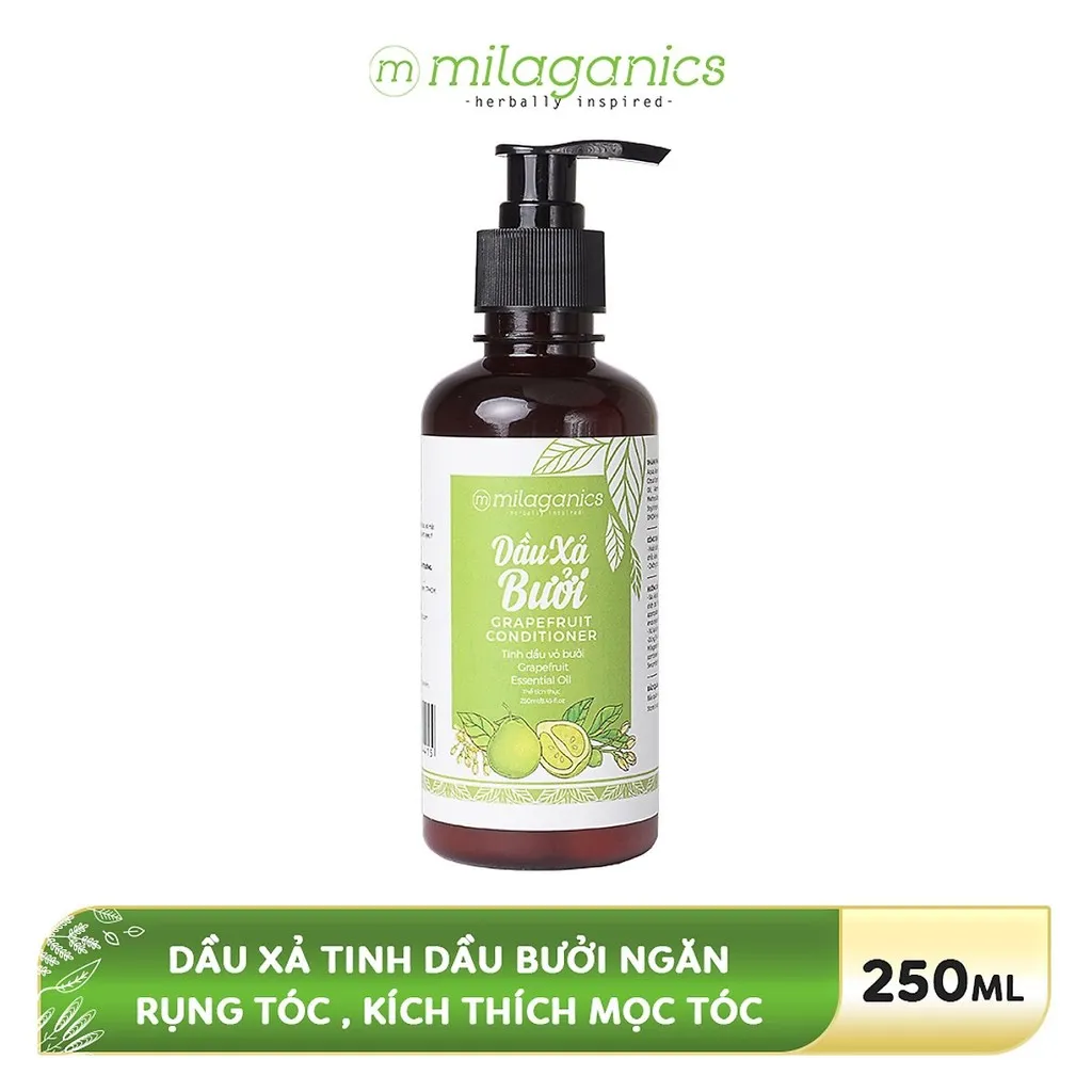 Alternative view of Dầu Xả Bưởi Nuôi Dưỡng Tóc Mềm Mượt, Phục Hồi Tóc Hư Tổn - Milaganics