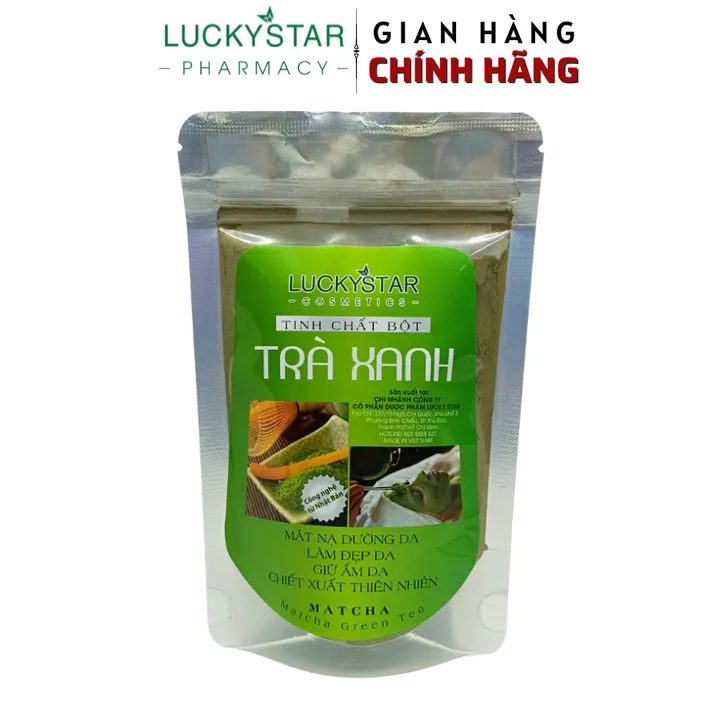 Alternative view of Tinh Bột Trà Xanh 100g - Lucky Star