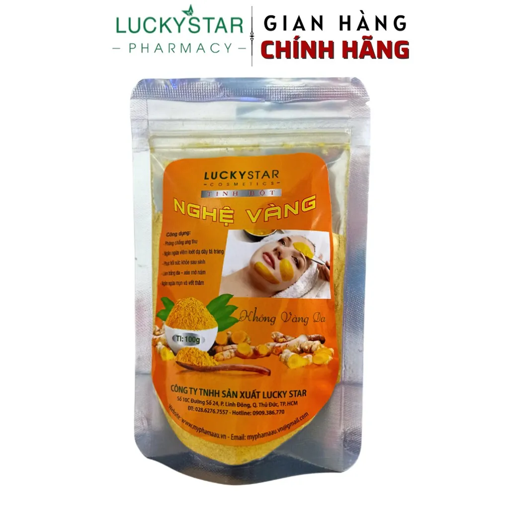 Alternative view of Tinh Bột Nghệ 100g - Lucky Star