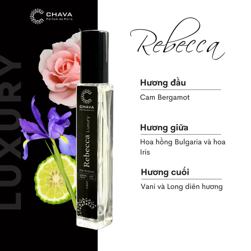 Alternative view of Nước Hoa Nữ Mini Luxury Rebecca 10ml Phong Cách Xịt - Chava