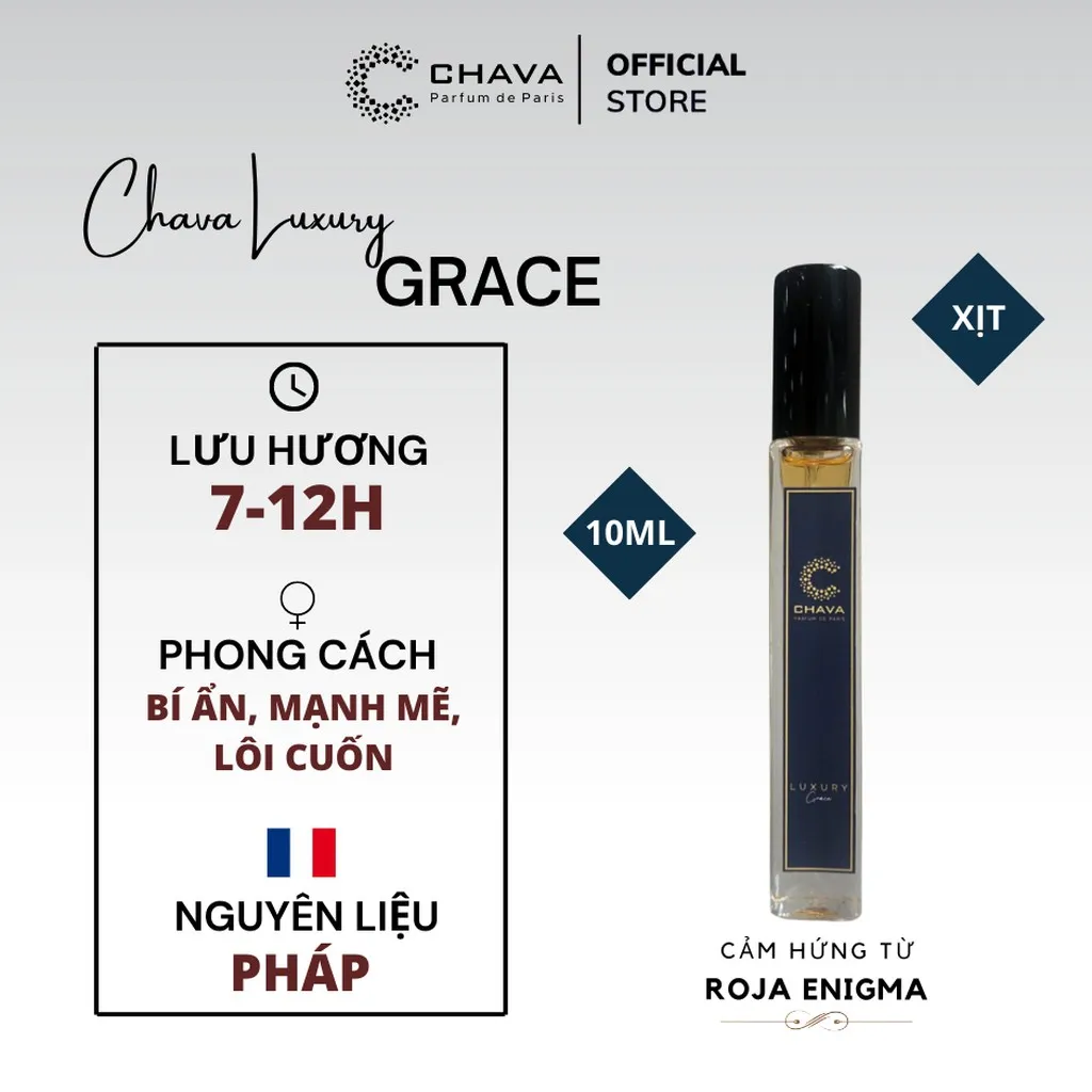 Nước Hoa Mini Luxury Grace 10ml - Chava