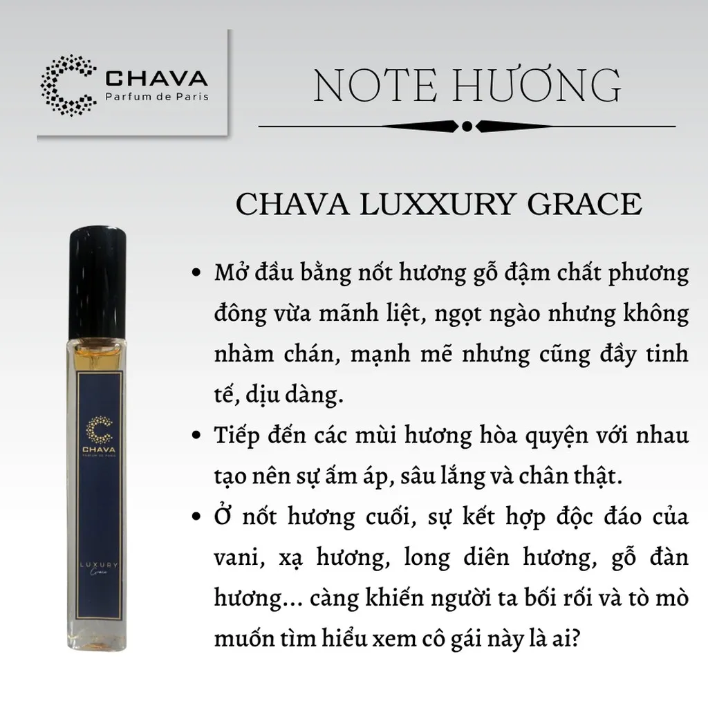 Alternative view of Nước Hoa Mini Luxury Grace 10ml - Chava