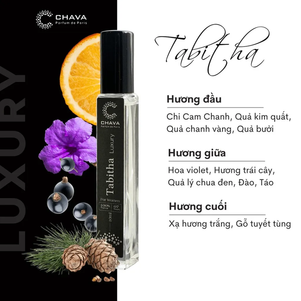 Alternative view of Nước Hoa Nữ Mini Luxury Tabitha 10ml Phong Cách Xịt - Chava