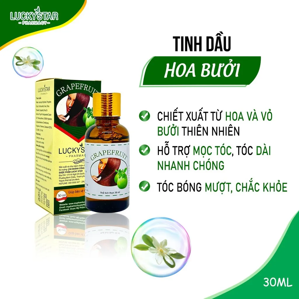 Tinh Dầu Bưởi 30ml - Lucky Star