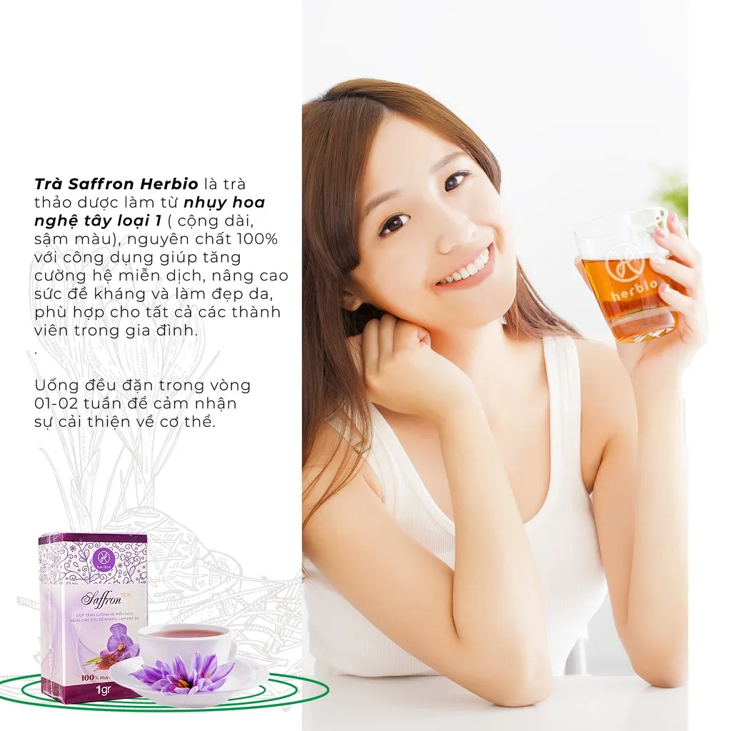 Alternative view of Nhuỵ Hoa Nghệ Tây Saffron Special Negin 1g - Herbio