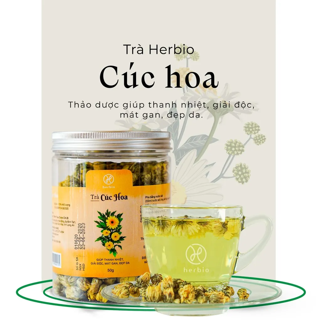 Trà Cúc Hoa 50g - Herbio