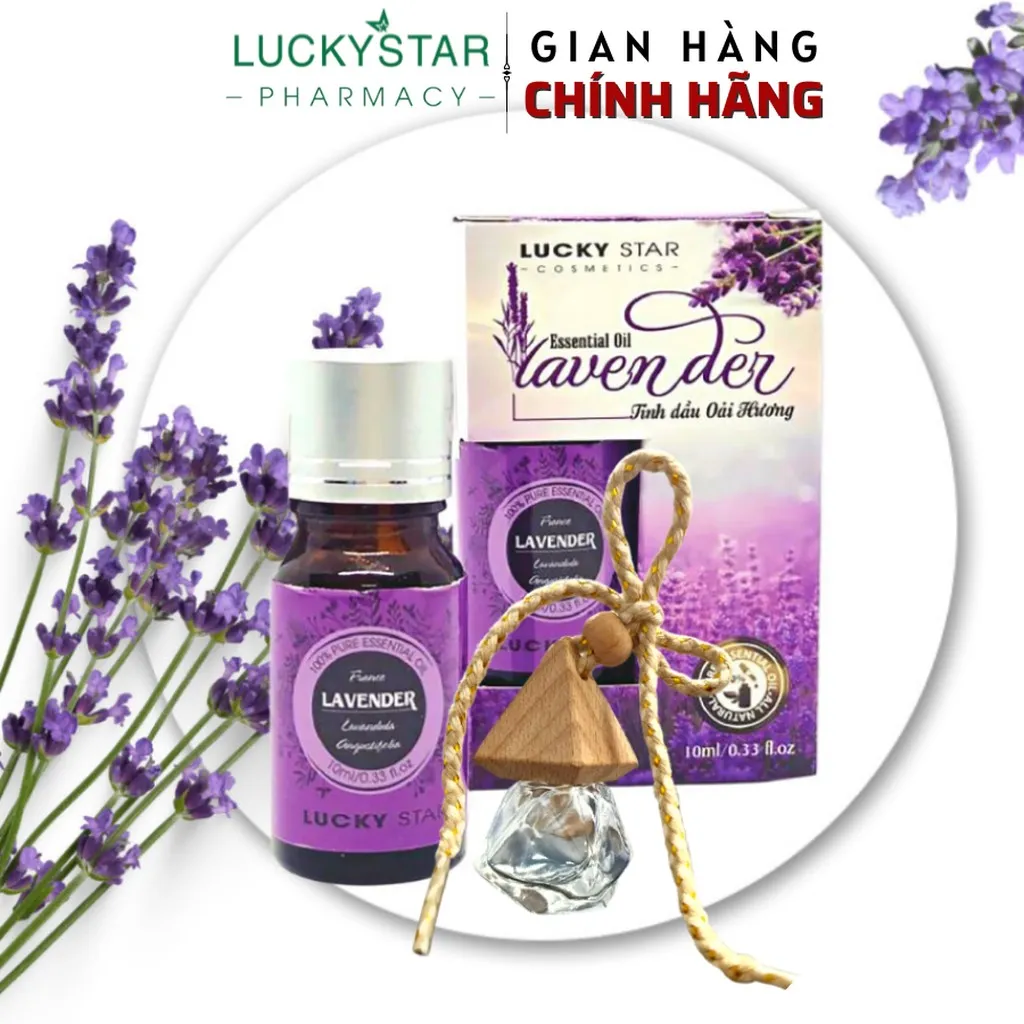 Alternative view of Tinh Dầu Oải Hương Lavender 10ml (tặng Túi Treo) - Lucky Star