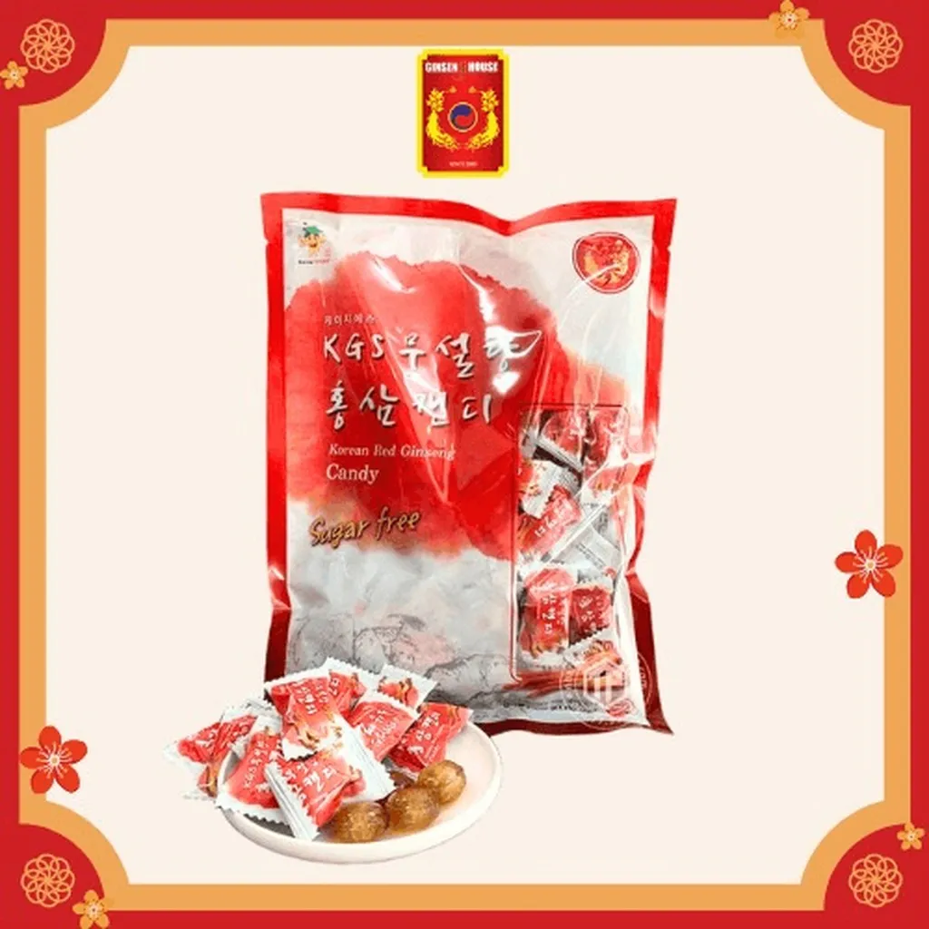 Kẹo Hồng Sâm Không Đường Kgs 300g - Ginseng House
