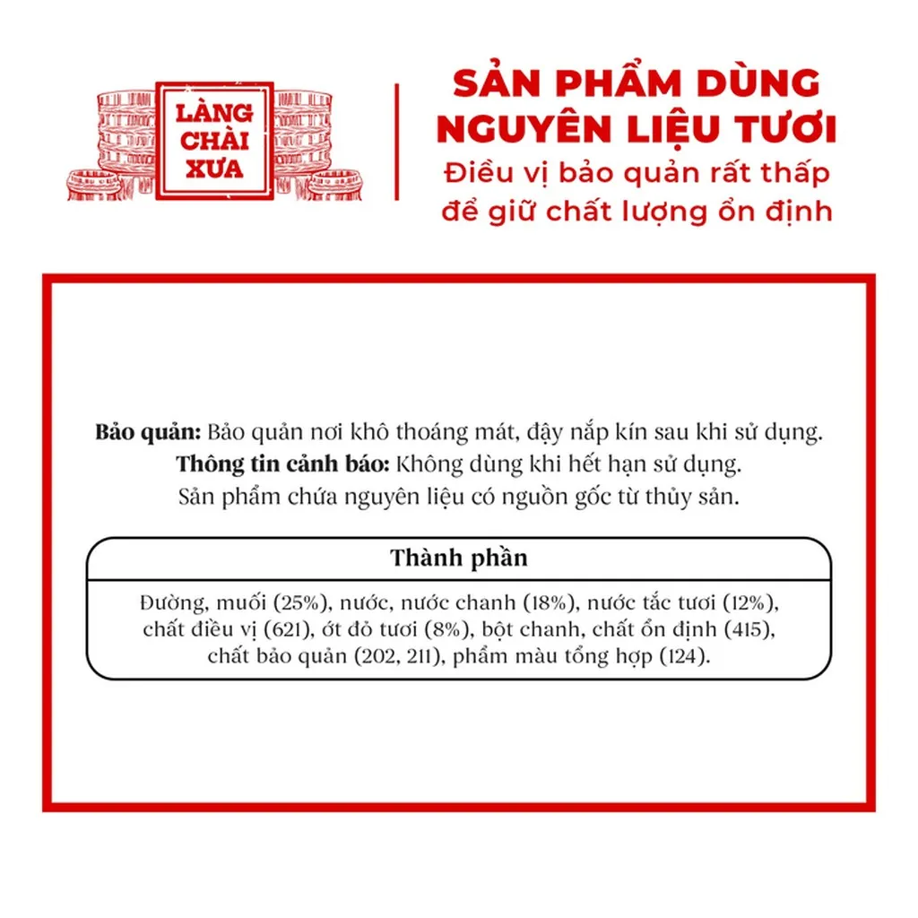Alternative view of Muối Ớt Đỏ Chanh Tắc Cao Cấp - Làng Chài Xưa Chai 300gr