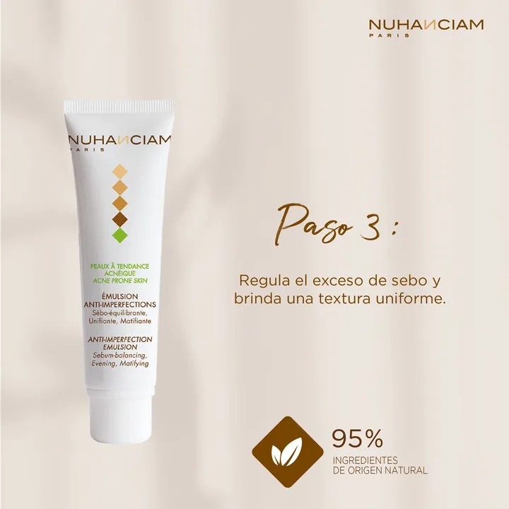 Alternative view of Kem Nano Bạc Giúp Kiềm Dầu Giảm Mụn Anti-imperfection Emulsion 30ml - Nuhanciam