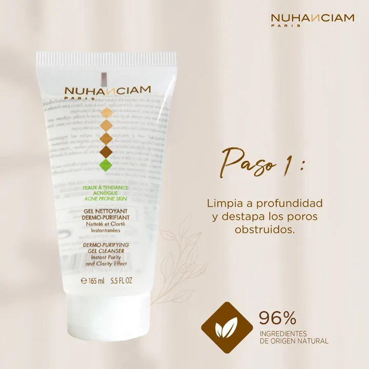 Alternative view of Gel Làm Sạch Da Mụn Dermo-purifying Gel Cleanser 165ml - Nuhanciam