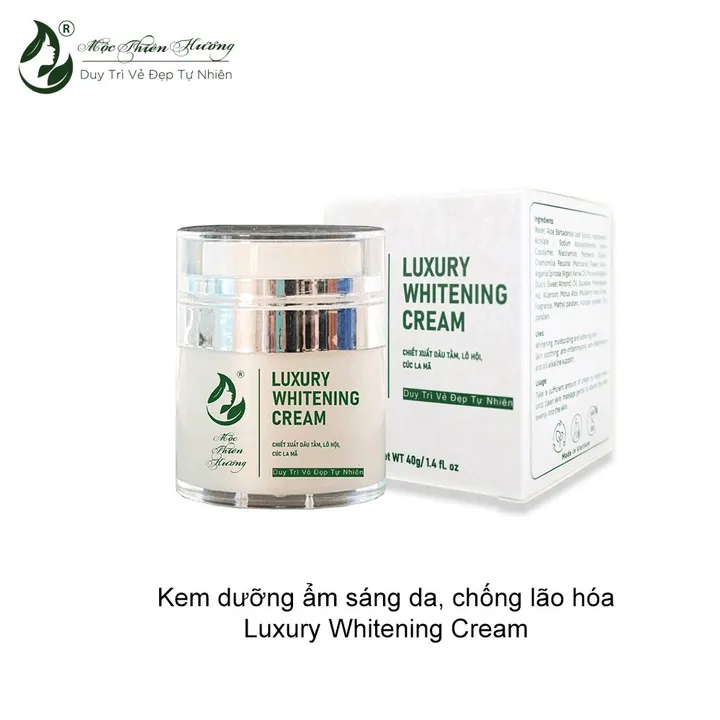 Kem Dưỡng Da Luxury Whitening Cream 40g - Mộc Thiên Hương