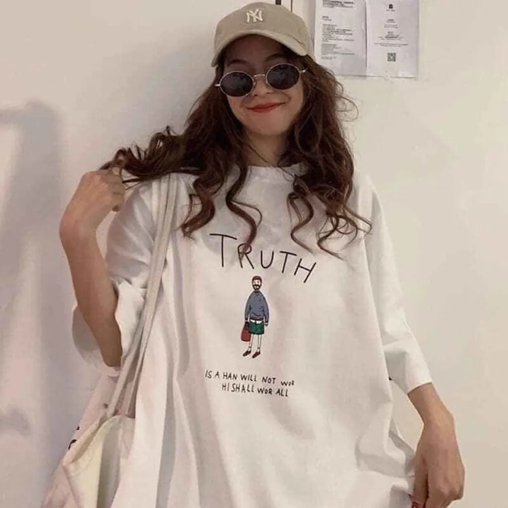 Alternative view of Áo Thun Cotton Siêu Hot Tay Lỡ Dáng Rộng Unisex - Lt Fashion