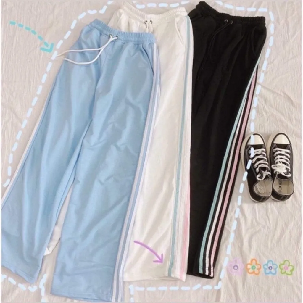 Quần 3 Sọc Nam Nữ Chất Dày Mịn Dáng Suông - Lt Fashion
