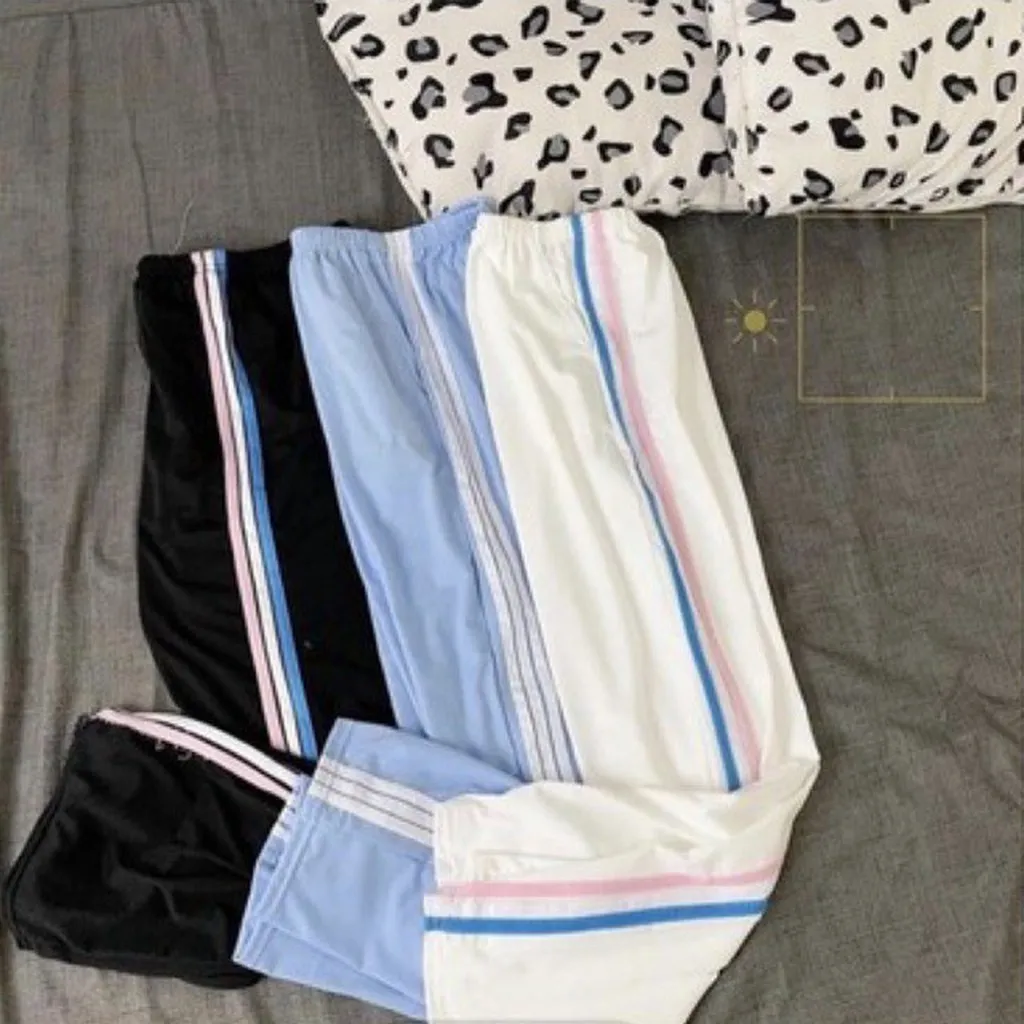 Alternative view of Quần 3 Sọc Nam Nữ Chất Dày Mịn Dáng Suông - Lt Fashion