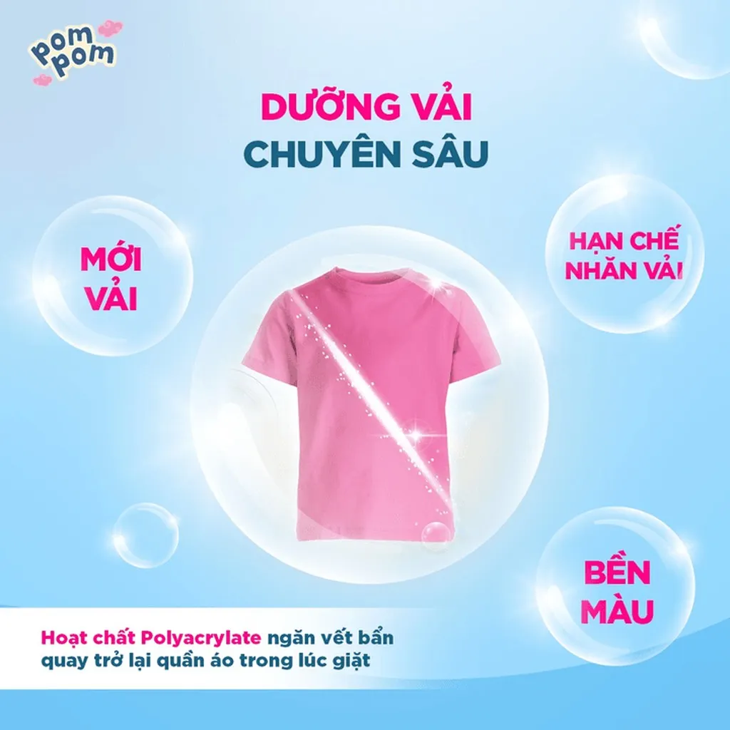 Alternative view of [combo Túi 1.2l] - Dành Cho Cả Nhà - Gel Giặt Xả 2in1"lành" - Sạch Sâu Vết Bẩn - Dưỡng Mới Vải - Lưu Hương Tích Hợp Kháng Khuẩn An Toàn Cho Đồ Lót