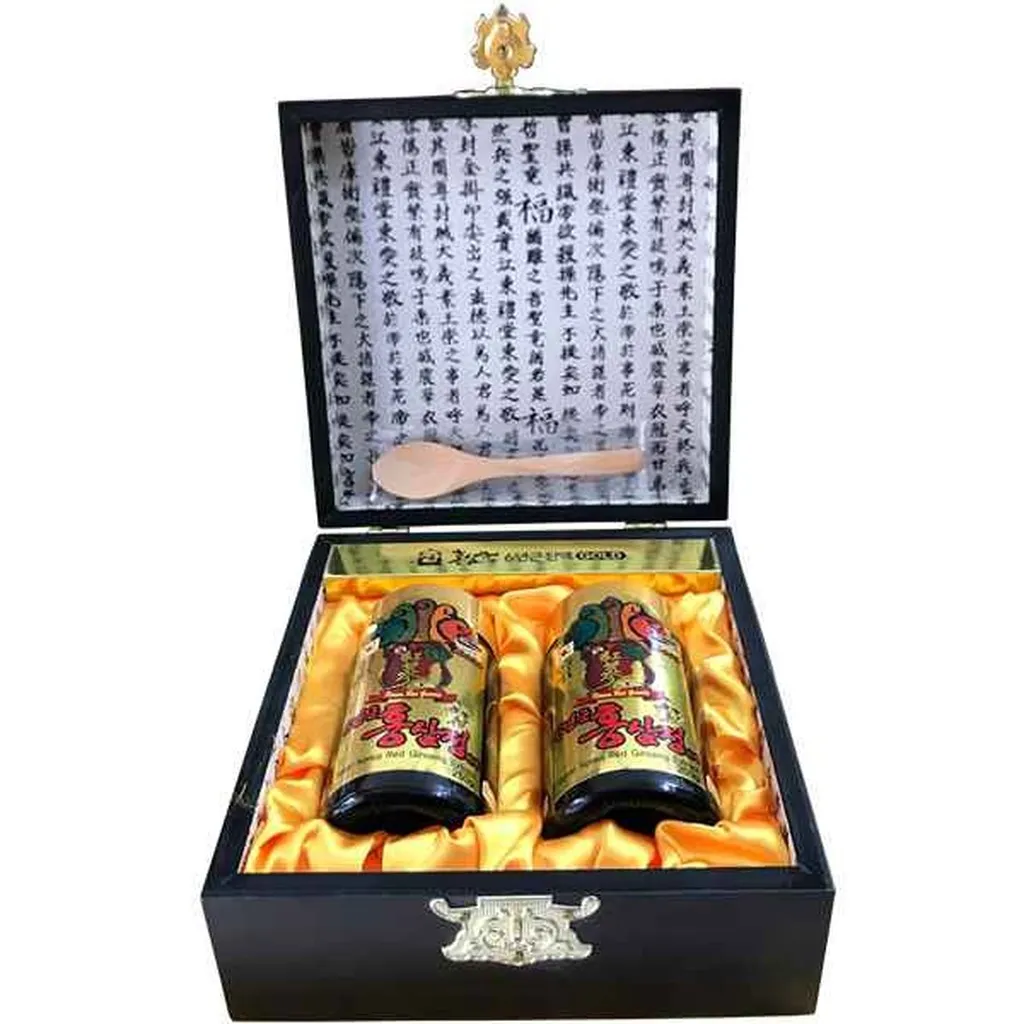 Cao Hồng Sâm Hộp Gỗ 2 Lọ X 250g - Ginseng House