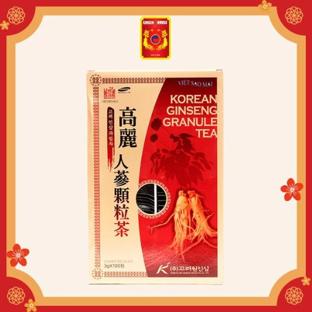 Trà Sâm Hàn Quốc 100 Gói - Ginseng House