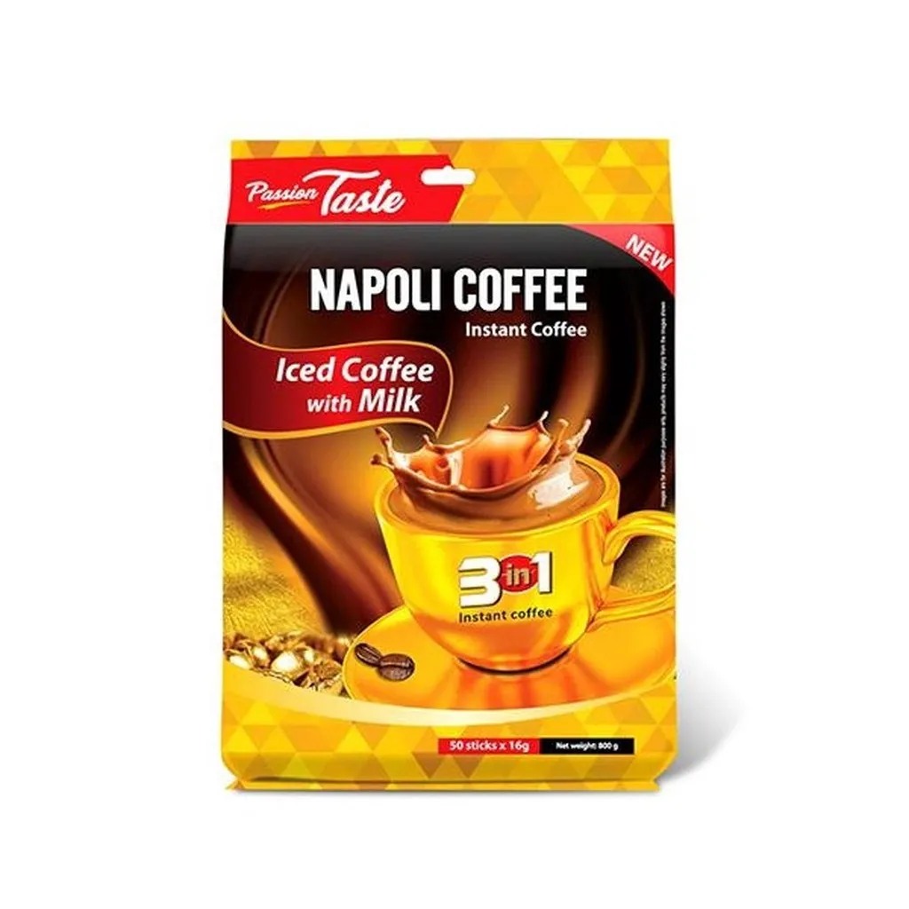 Alternative view of [bịch] Cà Phê Hòa Tan Sữa Nóng 3in1 - Napoli Coffee - 50 Gói/bịch
