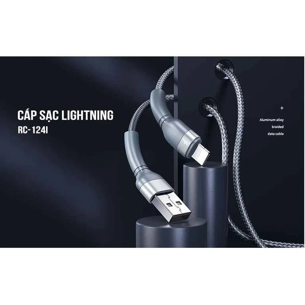 Cáp Sạc Lightning Rc-124i - Remax