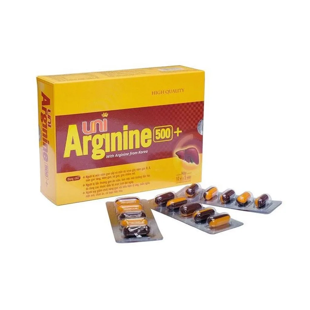 Agrinine 500+ Giúp Thải Độc Gan, Bảo Vệ Gan - Uni Pharma