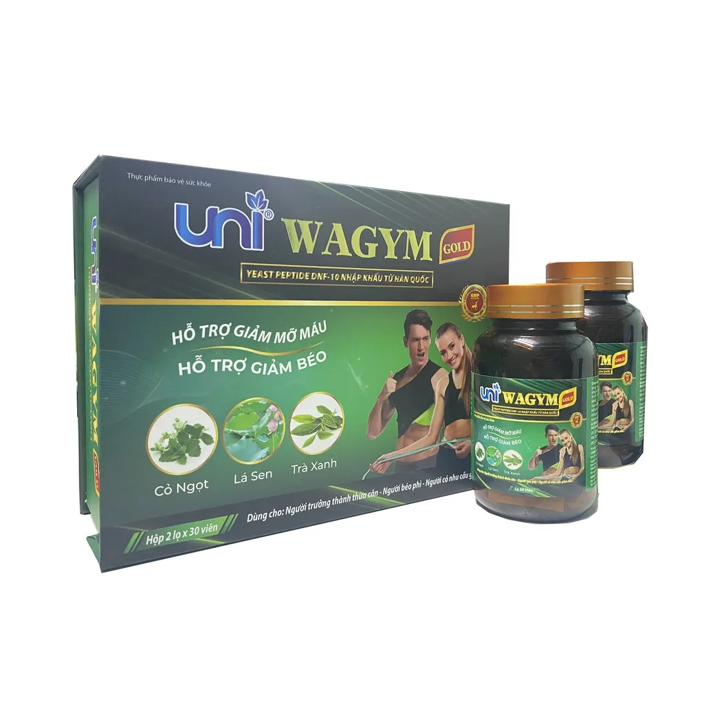 Alternative view of Thực Phẩm Chức Năng Hỗ Trợ Giảm Mỡ Máu, Giảm Béo Hiệu Quả Wagym Gold - Uni Pharma