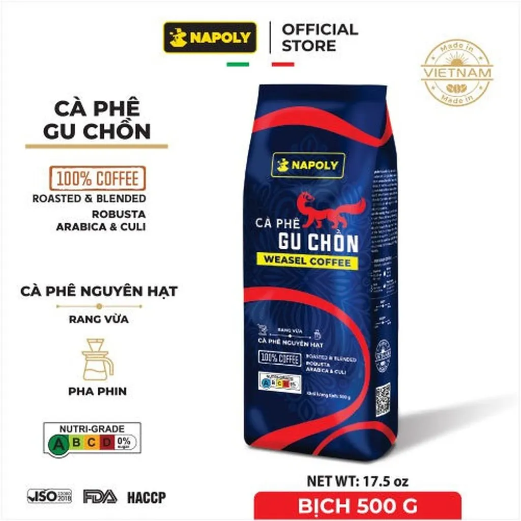 Cà Phê Gu Chồn - Napoly Coffee