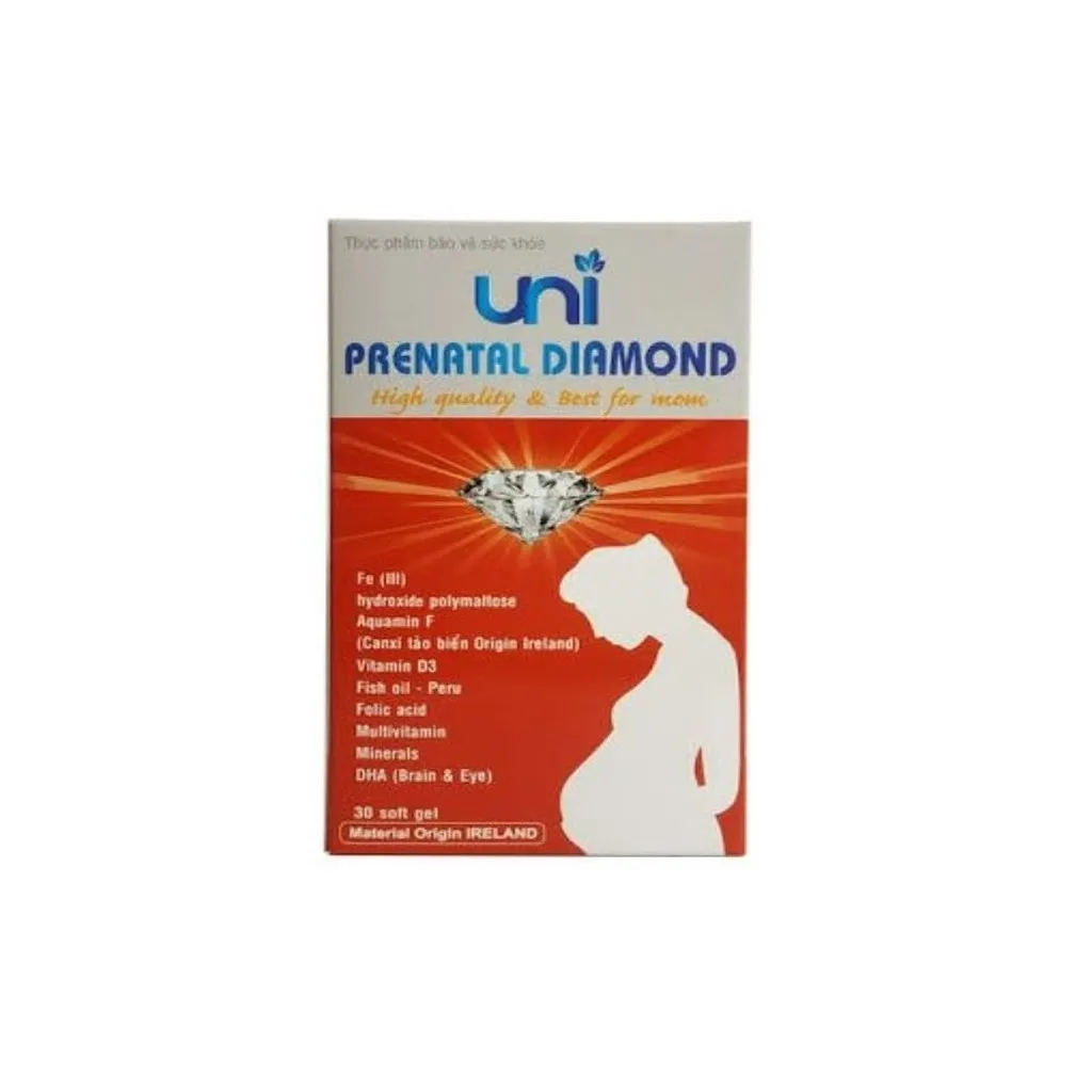 Alternative view of Viên Uống An Thai Giảm Nghén Prenatal Diamond - Uni Pharma