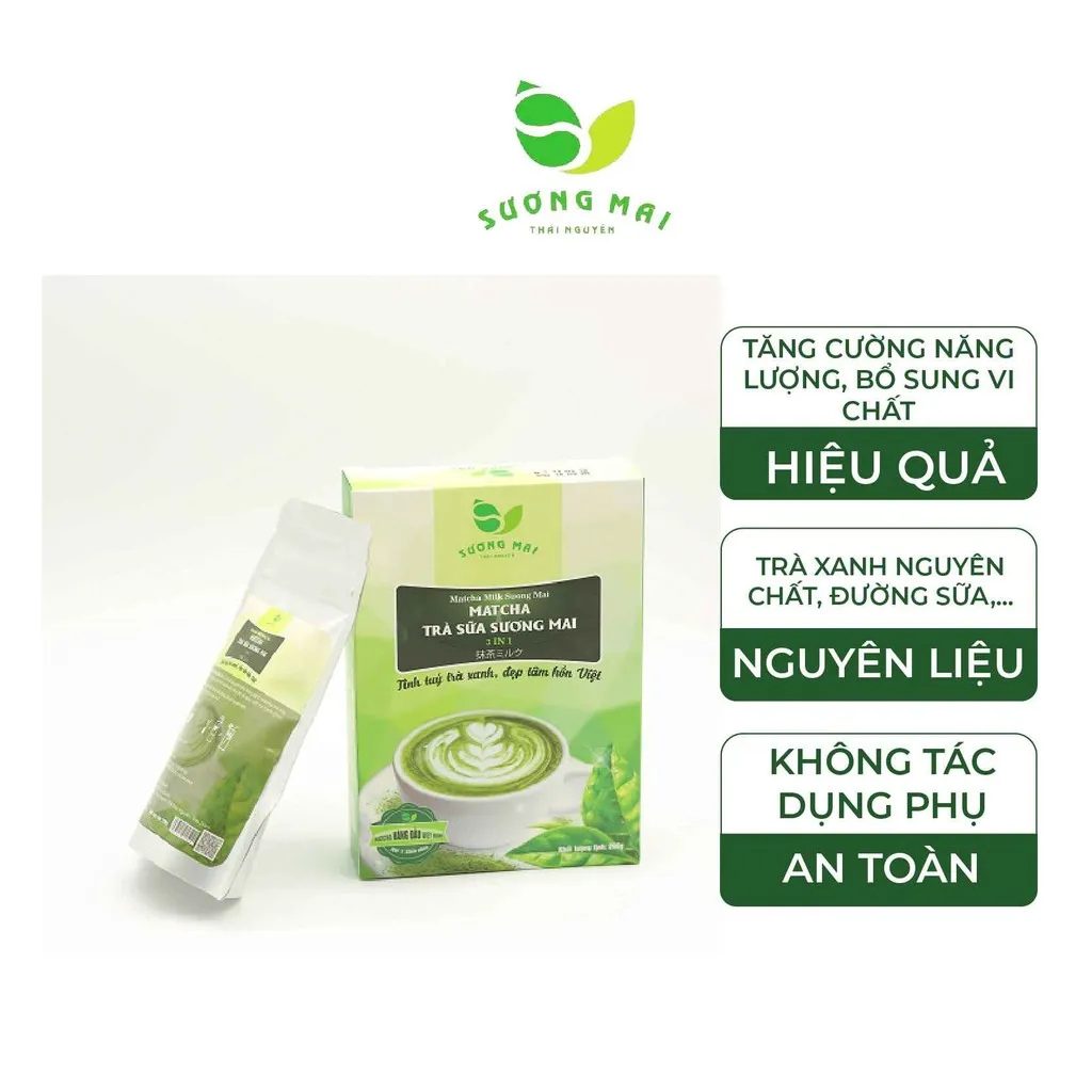 Matcha Trà Sữa 3in1 - Sương Mai