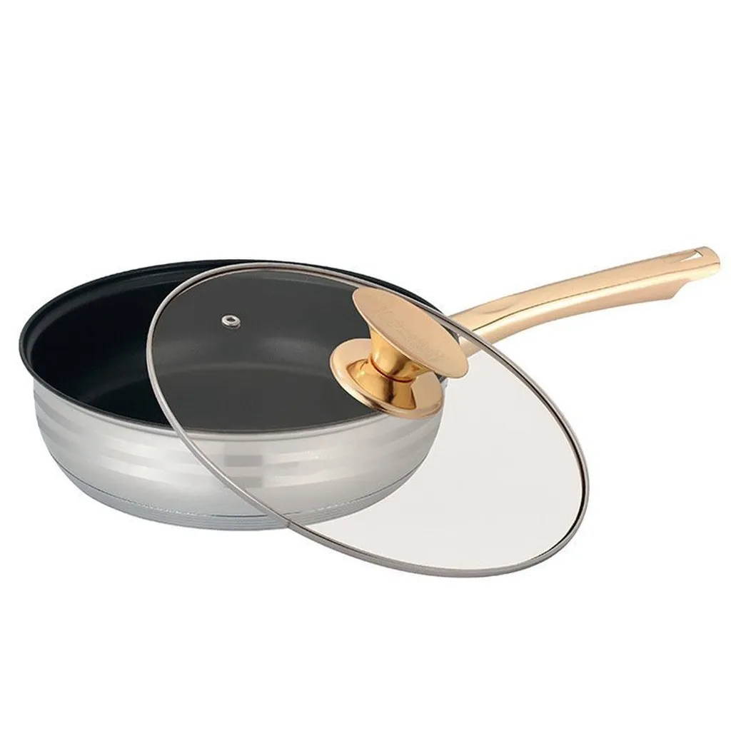 Alternative view of Bộ Nồi Inox 6 Món, Đế 9 Lớp Nắp Kính, Sang Trọng - Engelnerg