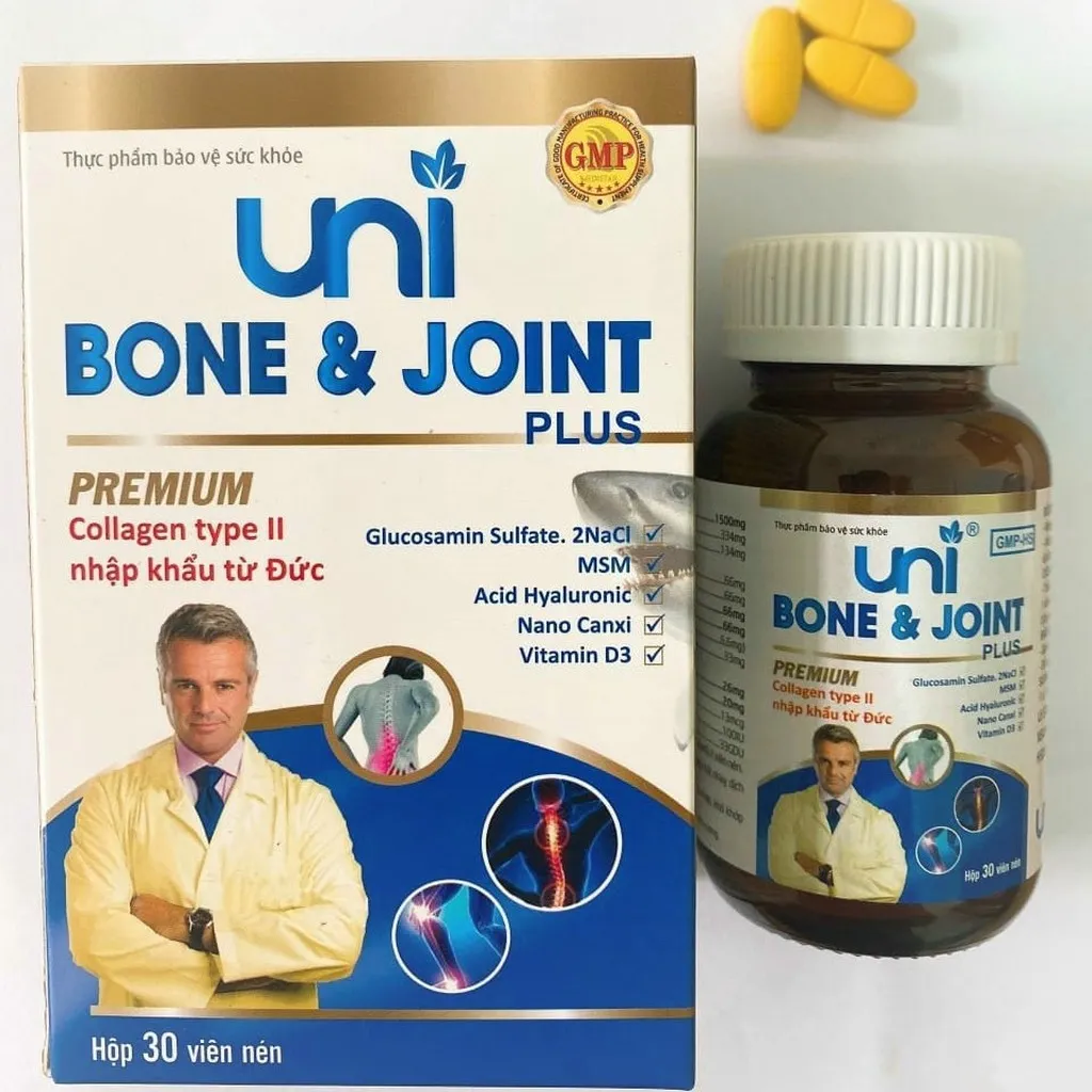 Alternative view of Viên Khớp Bone & Joint Plus (hộp 30 Viên) - Uni Pharma