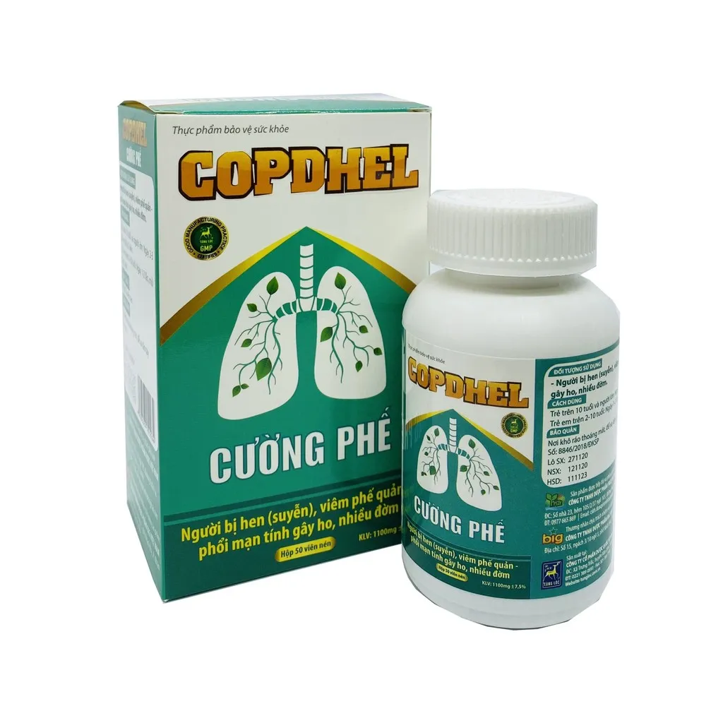 Copdhel Cường Phế Giảm Ho Hen Suyễn - Frize