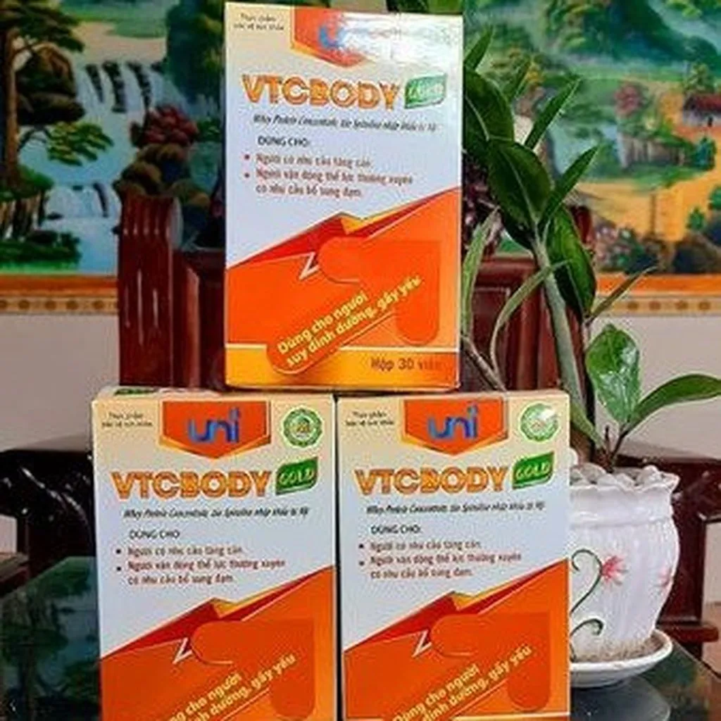 Alternative view of Hỗ Trợ Tăng Cân Vtcbody Gold - Uni Pharma