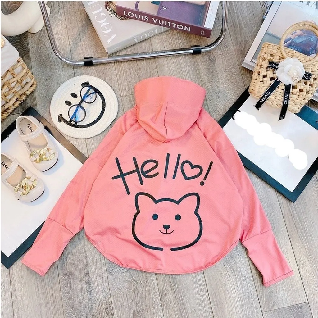 Áo Chống Nắng Hình Mèo Hello Cho Bé - Chipxinhxk