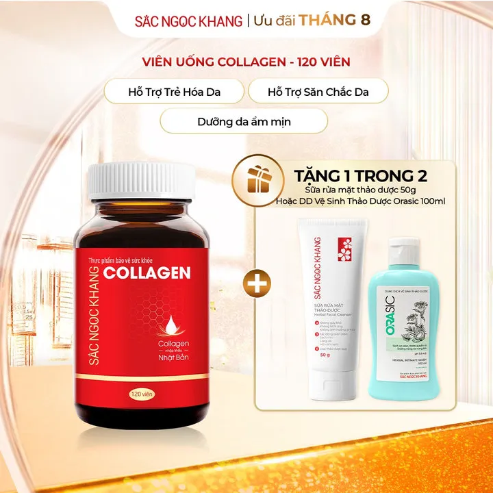 [hộp 120 Viên] Collagen Dipeptide Sắc Ngọc Khang