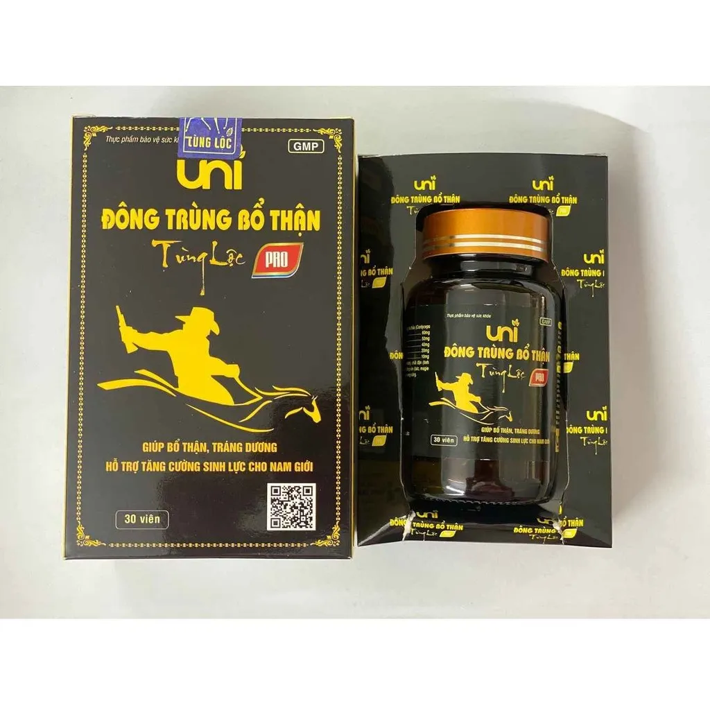 Alternative view of Đông Trùng Bổ Thận Tùng Lộc Pro - Unipharma