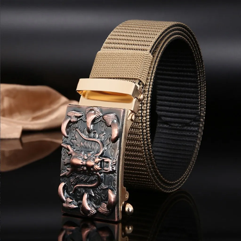 Alternative view of Thắt Lưng Nam Siêu Bền Siêu Đẹp Khóa Kim Loại Kiểu Tự Động - Pg Fashion