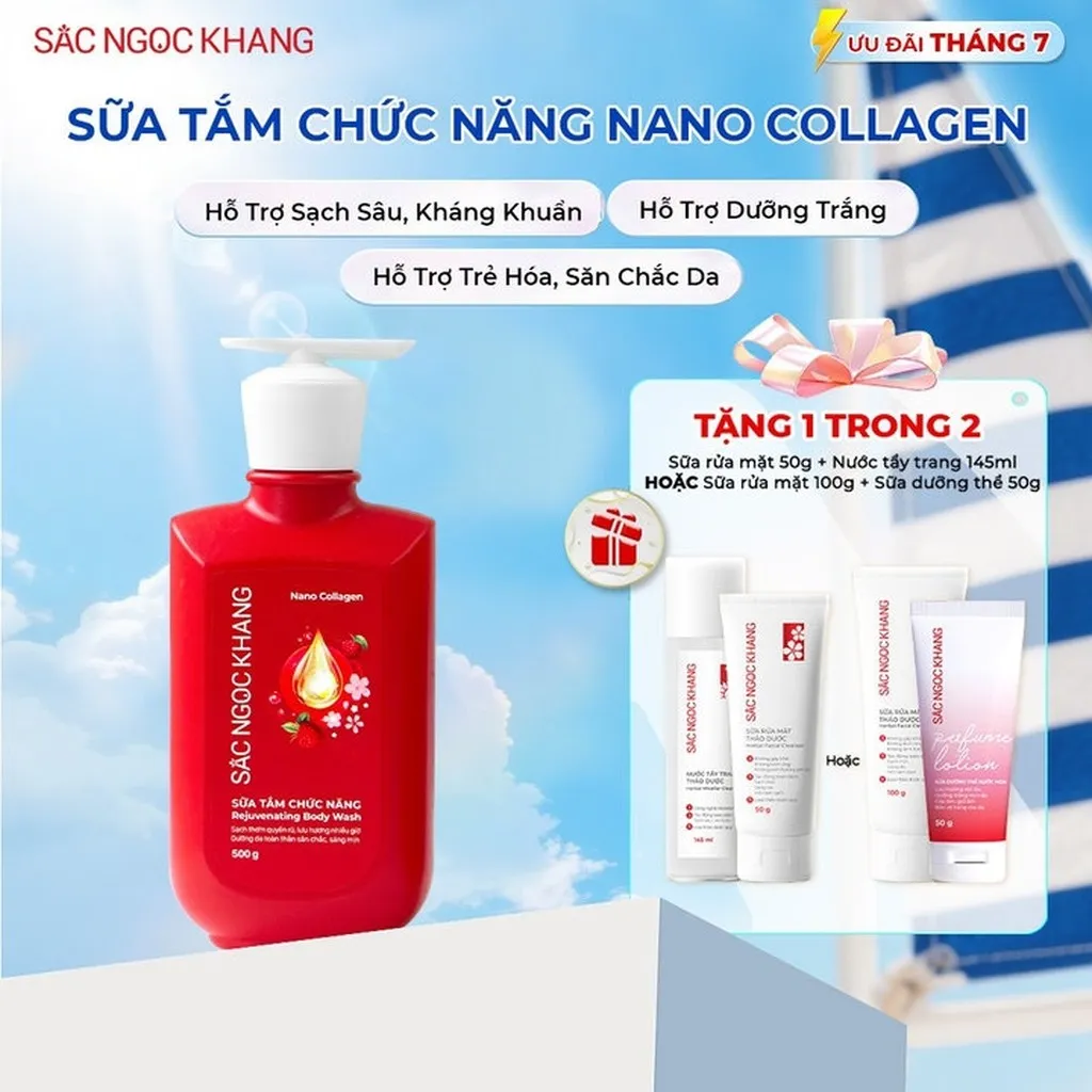 Sữa Tắm Nano Collagen - Sắc Ngọc Khang