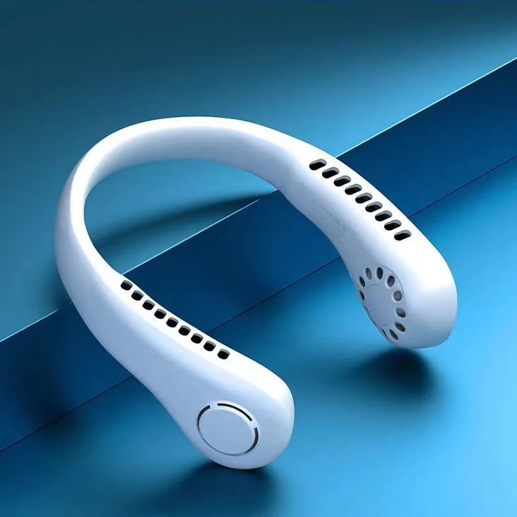 Alternative view of Quạt Đeo Cổ Usb Mini Tích Điện Không Cánh Tiện Lợi, Thời Trang, Dáng Thể Thao - Sương Mai